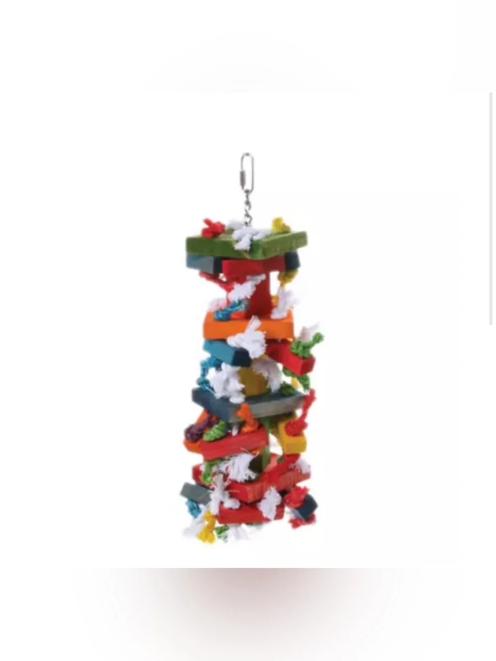 All Living Things® Knots & Blocks Bird Toy